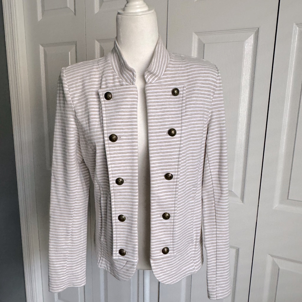 Tommy Hilfiger | Women’s Blazer | Size M | Tan/Ivory